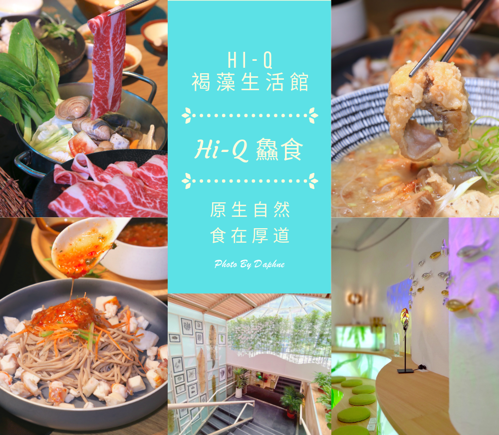 捷運南京三民站簡餐 火鍋 Hi-Q 褐藻生活館xHi-Q鱻食 把海洋寶藏端上桌 寵物 親子 長輩友善餐廳